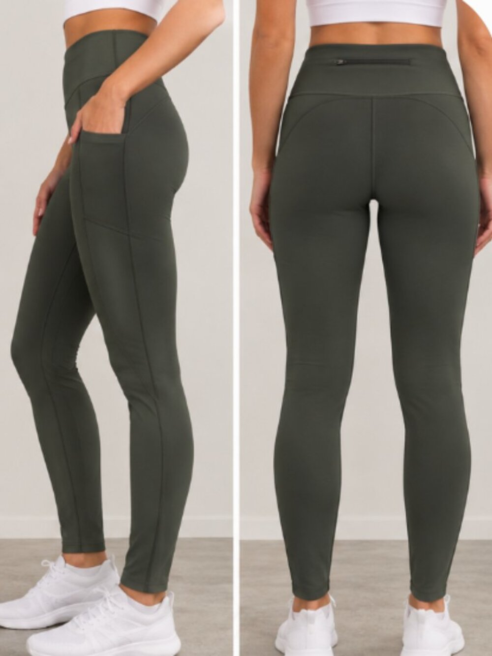 NWT Lululemon Speed Up Tight 28" Dark Olive Leggings Size 6